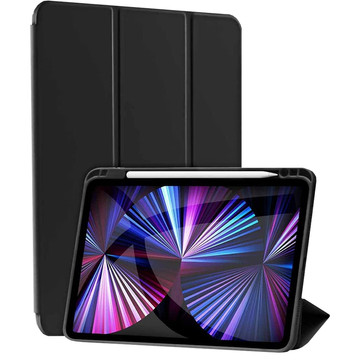 Case Alogy Bluetooth Tastatur Touchpad 4in1 Magnetstift für Apple iPad Pro 11 2021 Schwarz