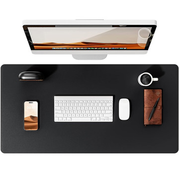 Desk pad for mouse and keyboard Anti-slip protective mat XL 80x40 cm Alogy Black