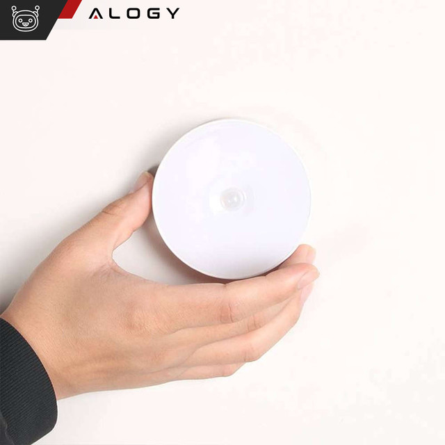 2x Lamp LED motion sensor dusk night lamp Alogy Sensor Light Wireless furniture lighting White light 6000k