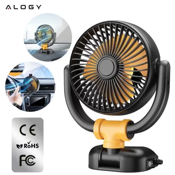 Malý ventilátor Mini ventilátor do auta pro kokpit Palubní deska Zapalovač cigaret pro auto 12V Quiet Alogy Car Black