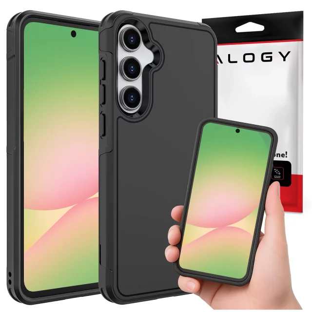 Hülle für Apple iPhone 16 Pro Max Alogy Anti-Shock Hybrid Case für MagSafe Transparent