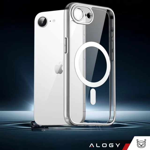 Pouzdro pro Apple iPhone 16 Pro Max Alogy Anti-Shock Hybrid Case pro MagSafe Transparent