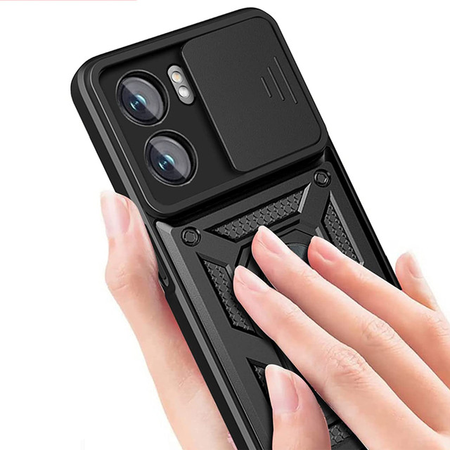 Alogy Camshield Stand Ring Case s krytem fotoaparátu pro Oppo A57 5G / A77 5G