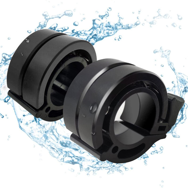 Alogy Metal Bell aluminum alloy bicycle bell for handlebar bicycle universal double row Black