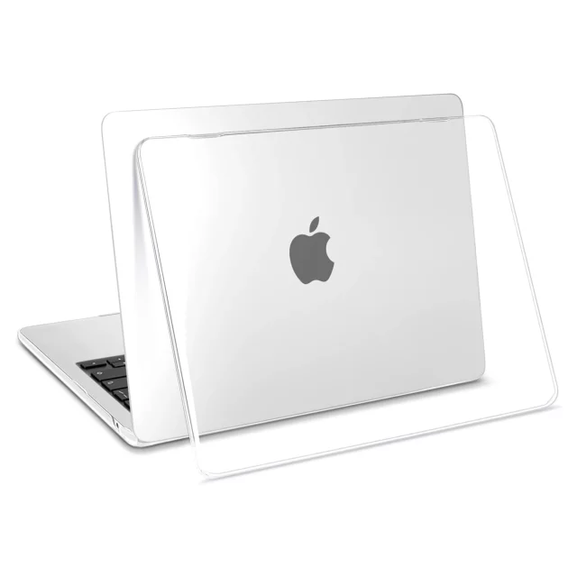 Etui Ochronne do Apple MacBook Air 13 13.6" M2 (2022) / M3 (2024) / M4 (2025), Smukłe i Przezroczyste, Alogy HardCase™ – Transparentne