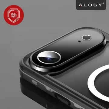 Alogy HydroArmor™ IP68 Schutzhülle für Apple iPhone 17 Air (6,6 Zoll), 360°-Rundumschutz mit transparenter Rückseite, MagSafe-kompatibel, Schwarz