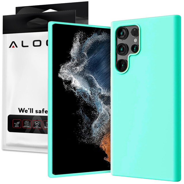 Alogy Thin Soft Case for Samsung Galaxy S22 Ultra Turquoise