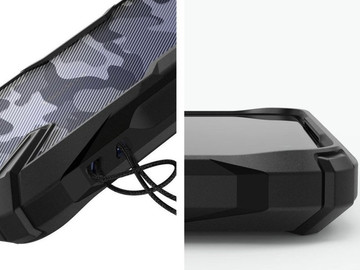 Pouzdro Ringke Fusion X pro sklo Xiaomi Redmi K30 / Poco X2 Camo Black Alogy