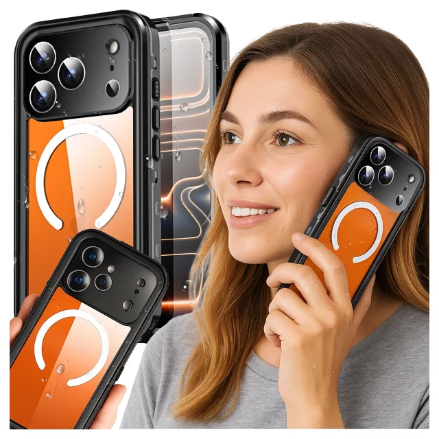 Alogy HydroArmor™ IP68 Case for Apple iPhone 17 Pro 6.3" - Black