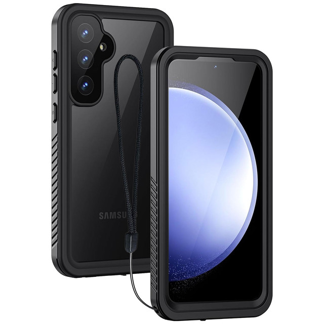 Case for Samsung Galaxy S23 FE Armored 360 case waterproof Armor IP68 Alogy black