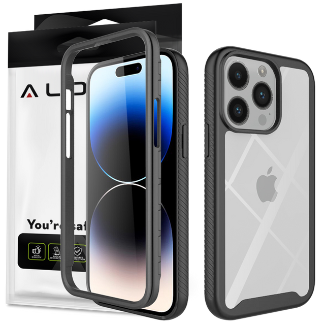 Case for Samsung Galaxy S24 Plus Armored Waterproof IP68 360 Armor Case with built-in glass Alogy black