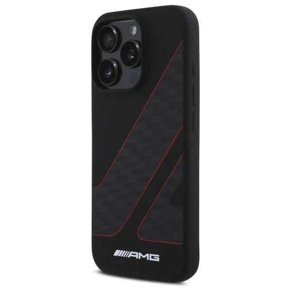 AMG Checkered Flag MagSafe Hardcase do iPhone 16 Pro Max 6,9″ – Czarny