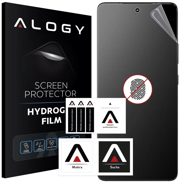 „MATTE“-Folie für Motorola Edge 30 Ultra Hydrogel Alogy HydroSkin Matte Pro™ Display für „FINGERPRINT FREE“-Hülle