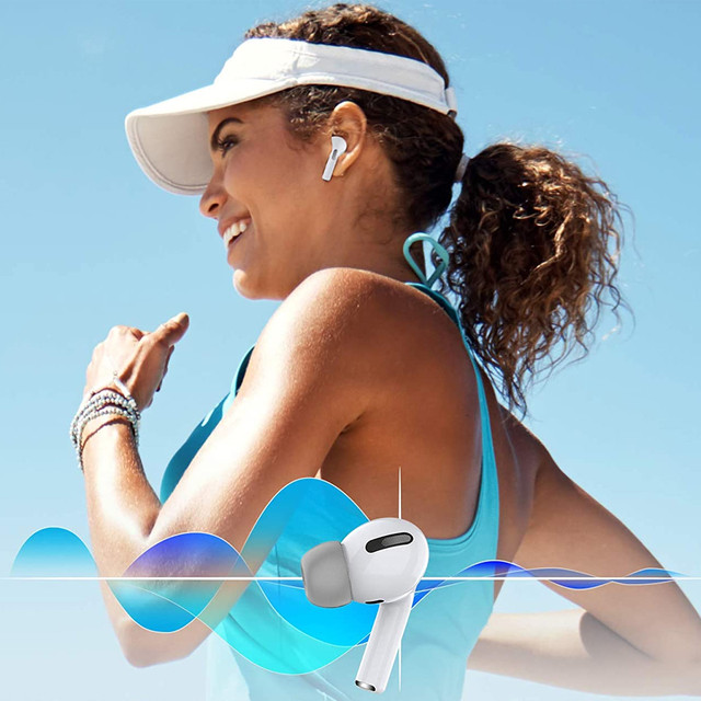 6x Alogy SML paměťové silikonové kryty pro Apple AirPods Pro šedé