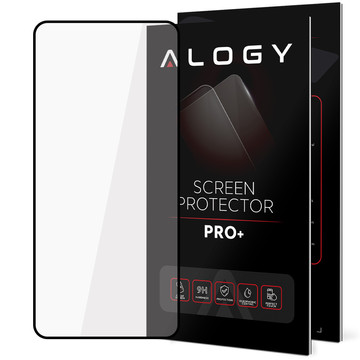 Tvrzené sklo pro Alogy Full Glue pouzdro přátelské pro Samsung Galaxy S21 Black