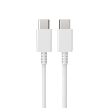 Kabel USB-C - USB-C Typ-C 3A Napájení Kabel PD QC 1M Bílý 1ks.