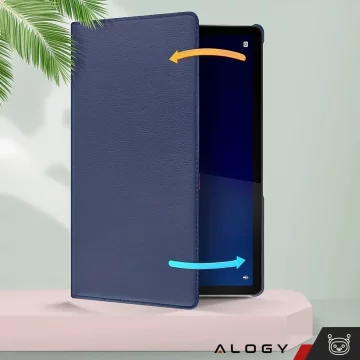 Pouzdro 360 pro Lenovo Tab M11 10,95" TB330FU / TB330XU / TB331FC otočný kryt na tablet Flip Cover Pouzdro Alogy Navy Blue