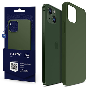Etui für Telefon 3mk für Apple iPhone 13 Hardy Silicone MagCase Alphine Green