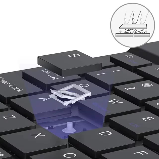 Universelle drahtlose 10-Zoll-Bluetooth-Tastatur
