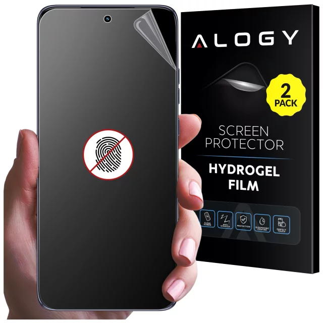 2x Folia "MATOWA" do Motorola Moto Edge 50 Neo Hydrożelowa Alogy HydroSkin Matte Pro™ na ekran do etui "BEZ ODCISKU PALCÓW"