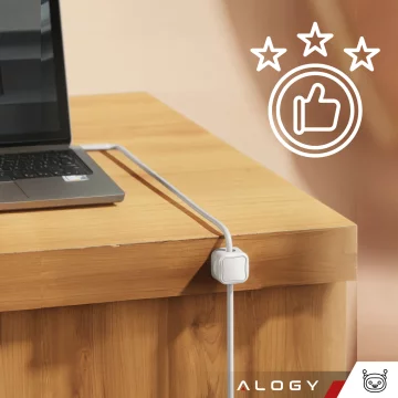 HUB splitter Alogy Adaptér pro počítačový notebook s USB-C na 3x USB-A 2.0 1x USB-A 3.0 šedý