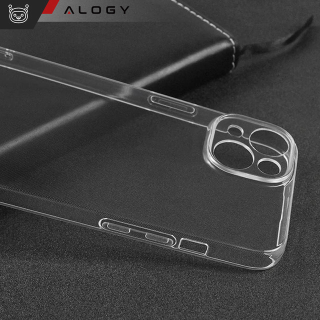 Case for iPhone 15 Housing Case Silicone Transparent Camera Protection Lens Protector Alogy Slim Glass
