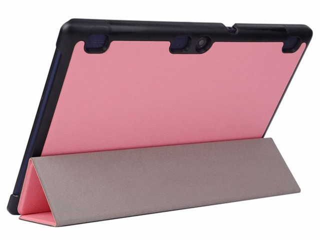 Smart Cover for Lenovo Tab2 A10-70/ Tab3 10 Plus X70 Pink
