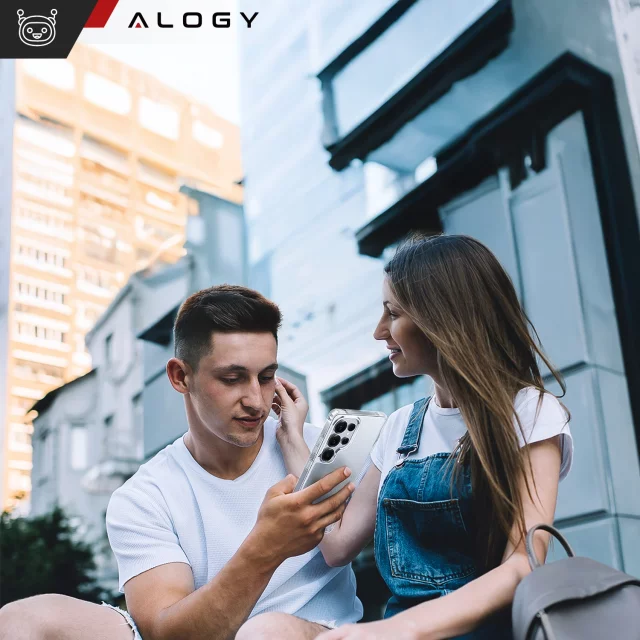 Etui do Samsung Galaxy S25 Ultra obudowa ochronna na telefon Alogy HybridShield™️ Case Przezroczyste