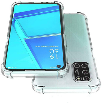 ShockProof Alogy Armor Case for Oppo A54/ A74/ A93 5G Transparent