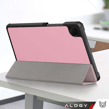 Case for Samsung Galaxy Tab A9 2023 8.7" X110 / X115 tablet case Alogy Book Cover Pink