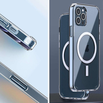 Pouzdro MagSafe Ultra Slim Alogy pro Qi nabíječky pro iPhone 12 / Pro. Čiré sklo