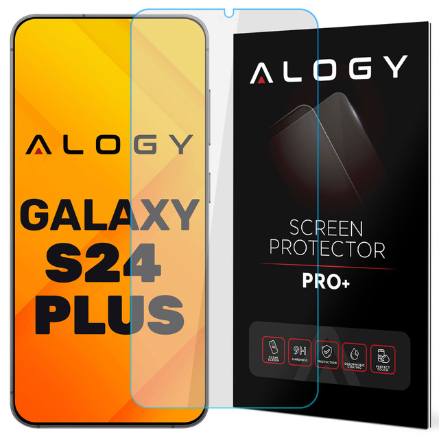 Szkło hartowane do Samsung Galaxy S24+ Plus na ekran Screen Protector Pro+ 9H Alogy