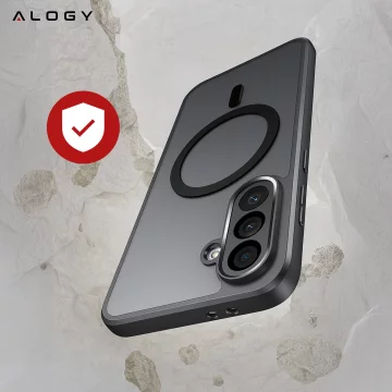Apple iPhone 16 Pro Max Case Alogy Anti-Shock Hybrid Case for MagSafe Clear