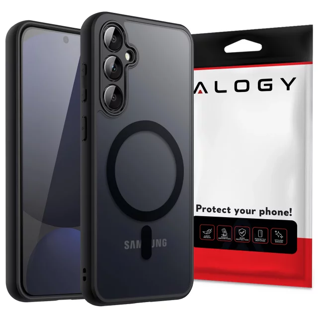 Pouzdro pro Apple iPhone 16 Pro Max Alogy Anti-Shock Hybrid Case pro MagSafe Transparent
