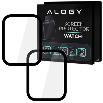 2x Alogy Full Glue 3D Flexible Glass for Xiaomi Mi Watch (China Version) Black