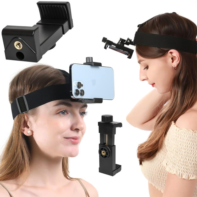 Čelenka, helma, držák 2 v 1 na telefon, GoPro Hero, DJI, SJCAM, sportovní kamery EKEN Alogy, černá