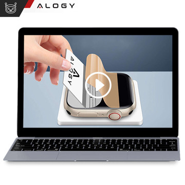 2x Alogy Hydrogel Smartwatch Schutzfolie für Apple Watch 9 41mm