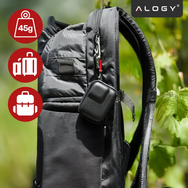 Handyhülle Wasserdichtes Gehäuse Alogy universal IPX8 bis 6,5 Schwarz