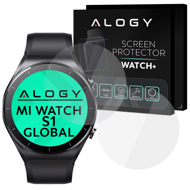 2x Alogy Tempered Glass Screen Protector for Xiaomi Mi Watch S1 Global