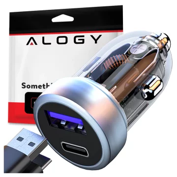 HUB splitter Alogy Adaptér pro počítačový notebook s USB-C na 3x USB-A 2.0 1x USB-A 3.0 šedý