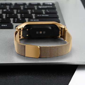 Alogy Milanese strap stainless steel bracelet for Samsung Galaxy Fit 2 SM-R220 Gold
