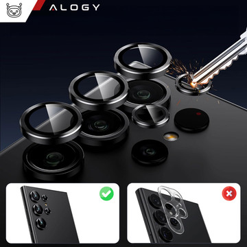 Glass For Samsung Galaxy S24 Ultra Camera Cover Lens Camera Lenses Alogy Lens Protector PRO Protective Cover