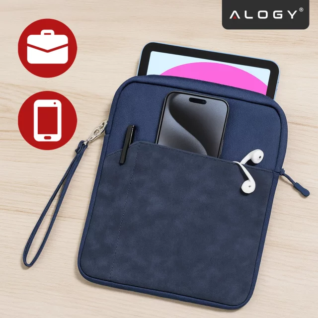 Handyhülle Wasserdichtes Gehäuse Alogy universal IPX8 bis 6,5 Schwarz