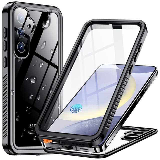 Pouzdro pro Samsung Galaxy S24 Plus Armored Waterproof IP68 360 Armor Case se zabudovaným sklem Alogy černé