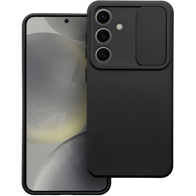Case for Samsung Galaxy S24 Plus armored housing protection camera cover Slide Camshield Case Alogy black