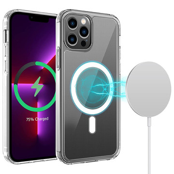 MagSafe Ultra Slim Alogy Case for Qi for Apple iPhone 13 Pro Max Transparent Qi Charger