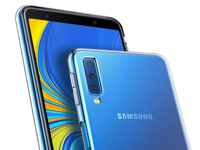 Alogy silikonové pouzdro kryt pouzdro pro Samsung Galaxy A7 2018 A750 transparentní