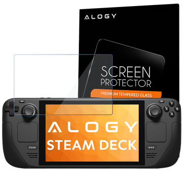 Tvrzené sklo 9H Alogy ochrana obrazovky pro konzoli Steam Deck
