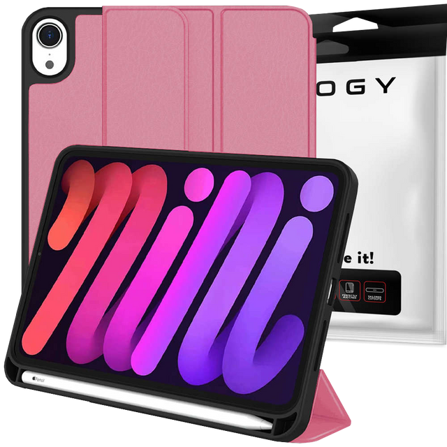 Etui Alogy Smart Pencil Case do Apple iPad Mini 6 2021 Różowe