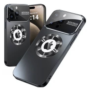 Apple iPhone 16 Pro Max Hülle Alogy MagSafe LuxeShield™ Hülle mit Linsenschutz für MagSafe Graphitschwarz